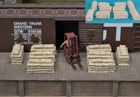 Produits MP Sand Bags HO Scale 12 pcs, Flour, Seed or Cement 1/72 Sac # H037
