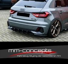 Cup Diffusor Ansatz für Audi A1 GB S-Line S1 Heck Einsatz Stoßstange Splitter IN