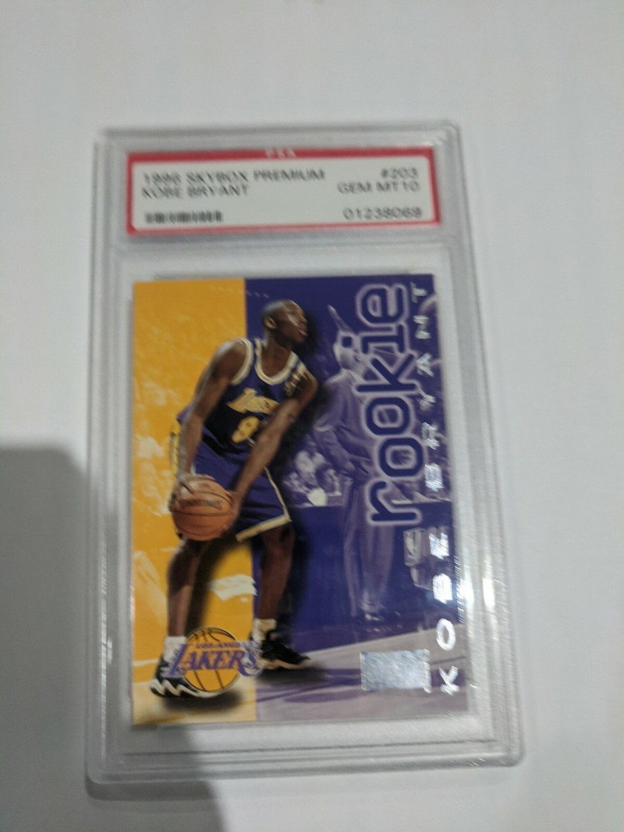 1996-97 Skybox Premium kobe Bryant Rookie Psa 10 Gem Mint.#203. | eBay