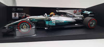 Minichamps L. Hamilton F1 Modell 1:18 vom GP Mexiko 2017 L. Edition 1.104 u. CAP