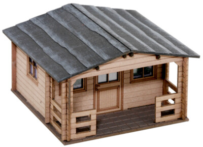 NOCH N Scale Garden Plot Shed (Length: 29mm, Width: 28mm, Height: 18mm)