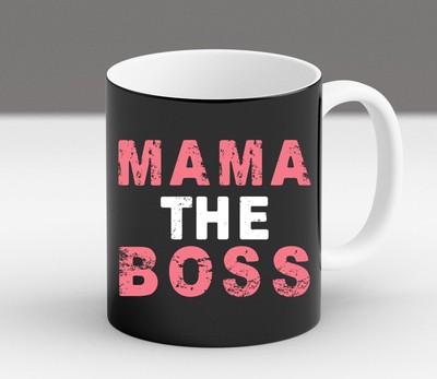 Mama Boss Women Wifey Mother's Day Present Best Mom Gift Family Gifts Coffee Mug