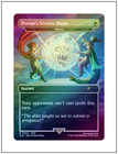1x Porom's Silence Magic - Silence, Foil Secret Lair Final Fantasy Magic NM