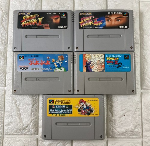 Nintendo Super Famicom console bundle with 5 games & cords Japan SFC - Picture 97 of 109