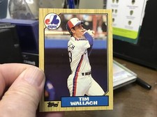 1987 Topps Tiffany Parallel # 55 TIM WALLACH