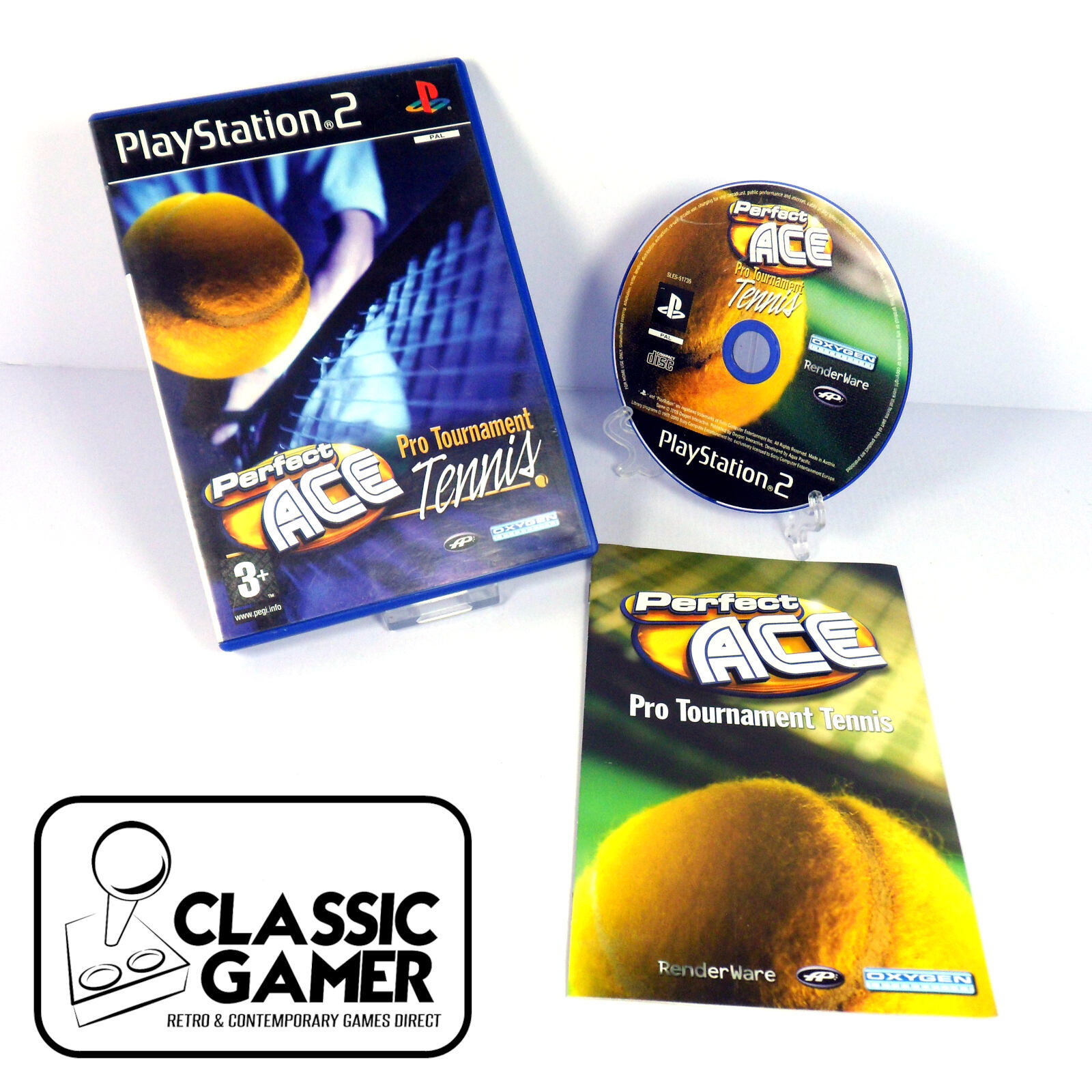 Perfect Ace: Pro Tournament Tennis (PS2) *Near Mint*