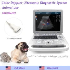 VET Veterinary Portable Ultrasound Scanner Laptop Machine Color Doppler,linear