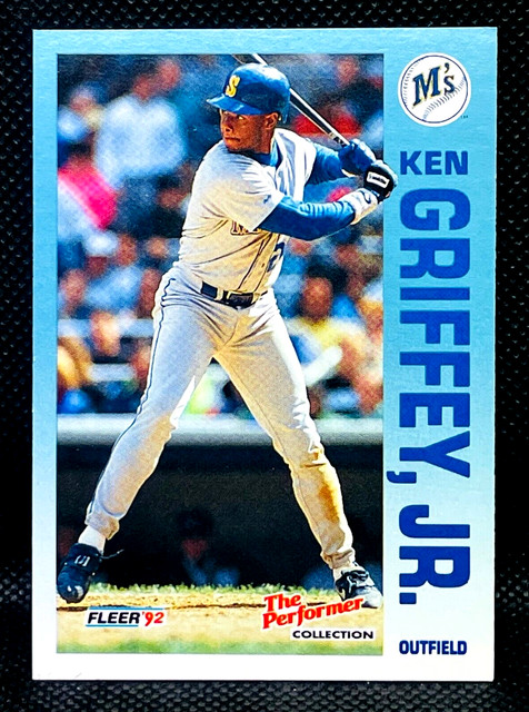 KEN GRIFFEY JR. 1992 Fleer 7 Eleven The Performer Collection #4 SEATTLE MARINERS