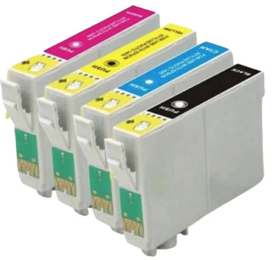 4er Set Tintenpatronen für Epson Stylus SX230 Drucker