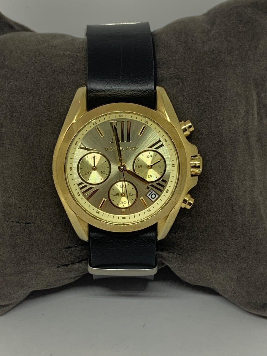 Michael Kors MK5798 Women Black Leather Analog Cha Michael Kors MK5798 Women main image 2