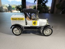 ERTL 1918 Ford Runabout Delivery Car Bank Coast To Coast Total Hardware, W/ Key