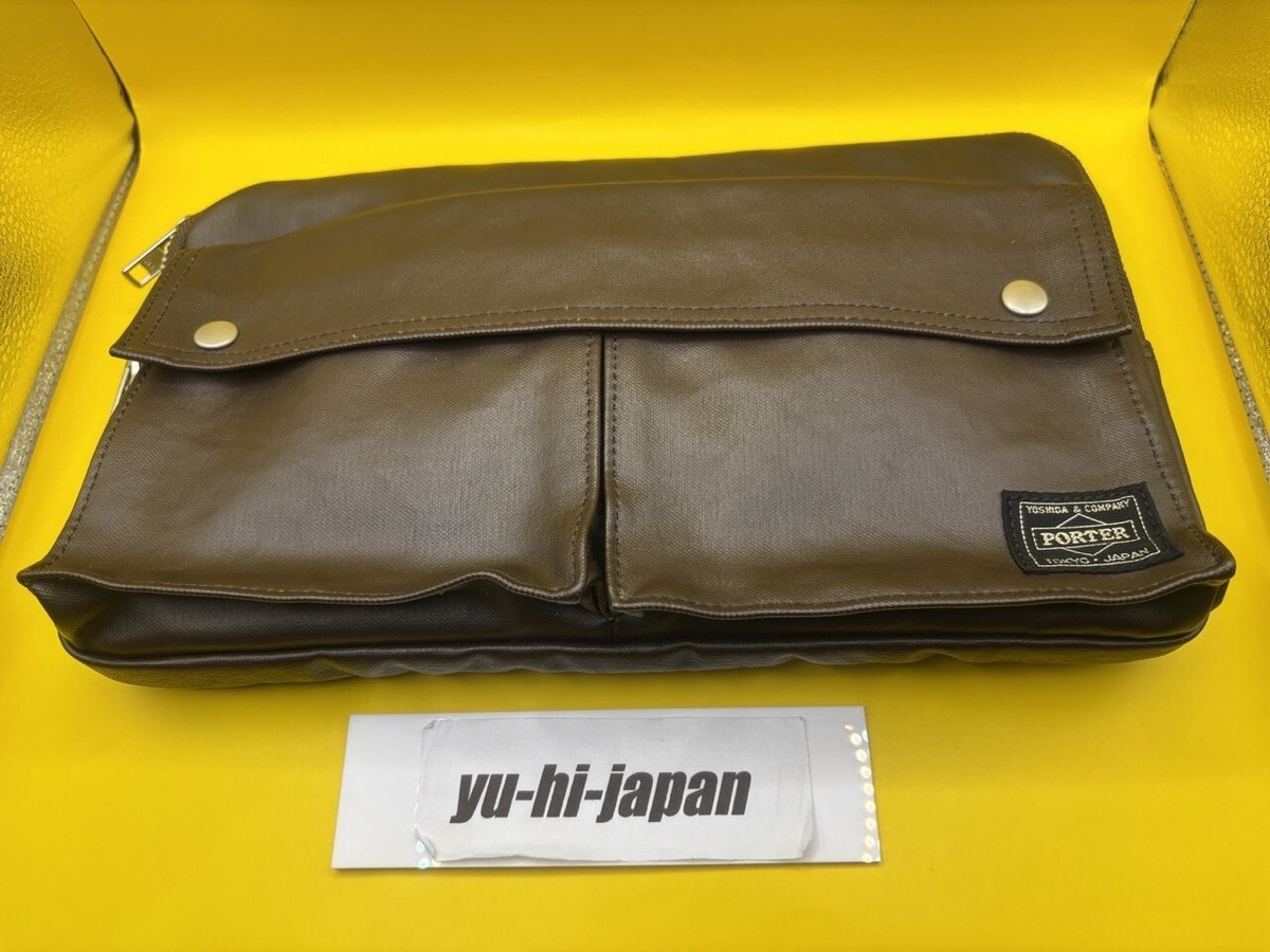 よしD PORTER Yoshida Bag FREE STYLE 2way SHOULDER BAG Brown 707