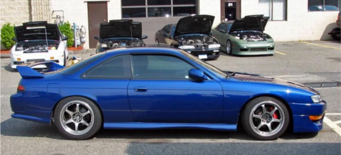 1995 1996 1997 1998 240SX S14 KOUKI FACTORY STYLE SIDE SKIRTS +