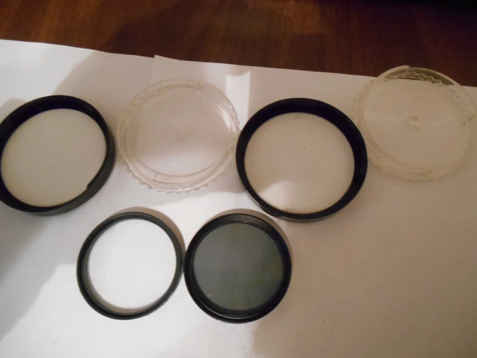 Lot of 2 HOYA 49mm Fog Filter (B) & PL Lenses With Cases - Image 2 of 2