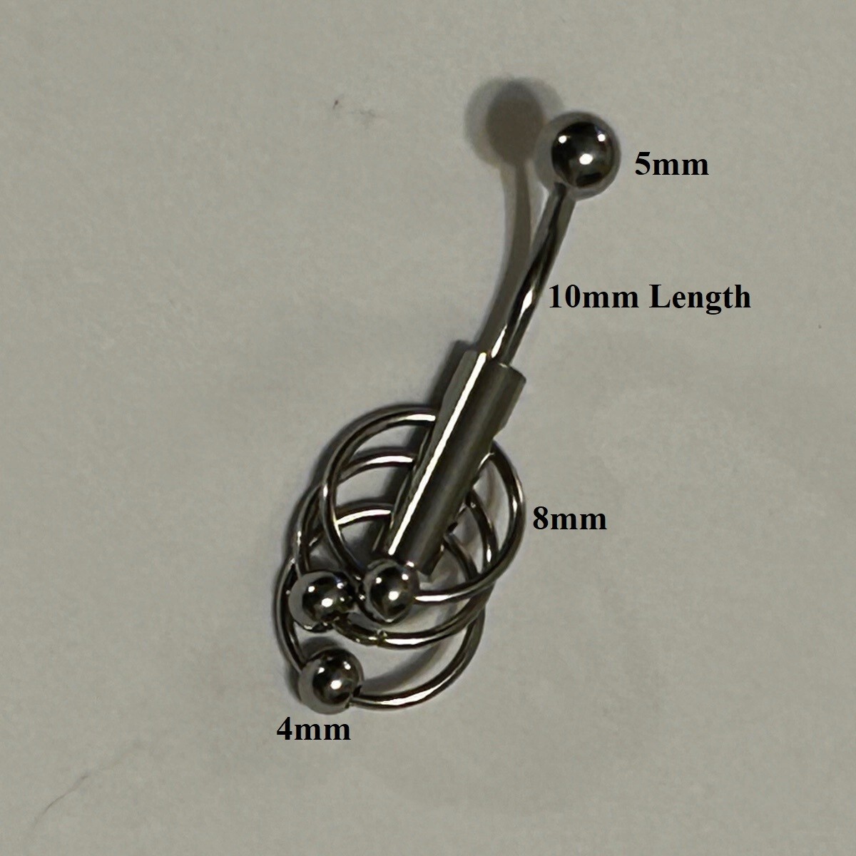 Sterilized Surgical Steel BEST SELLER TAP DANCER 14g 10mm VCH Piercing