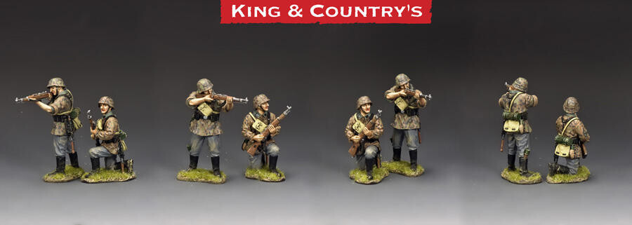 Figurines King & Country WS390 fusiliers miniatures en plomb peintes à la main pour diorama