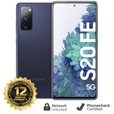 #ad #ad Samsung Galaxy S20 FE 5G SM G781U 128GB Cloud Navy Unlocked Smartphone $128.20
