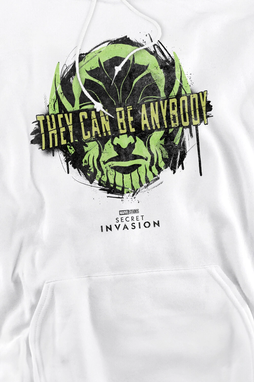 UNDERCOVER Felpa con cappuccio uomo Secret Invasion Anybody S 2XL bianca