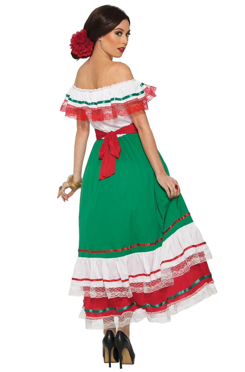 Mexican Fiesta Party Dress Adult Costume X Large eBay
