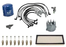 Spark Plug Wires Cap Rotor Platinum Plugs For Dodge Dakota 1997-2002 5.2L 5.9L