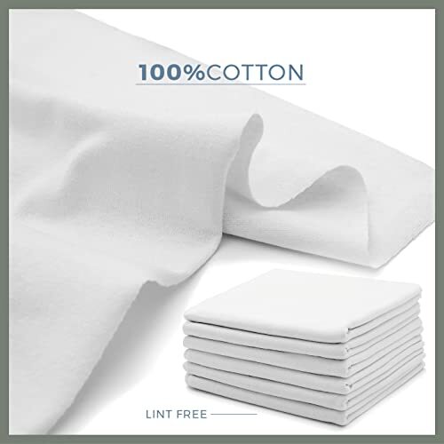 Lint Free Rags 100 Cotton Rags for Cleaning Rags Cotton Cloth Soft