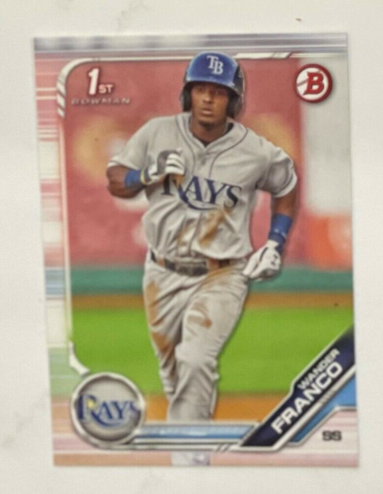 WANDER FRANCO - 2019 1st Bowman Prospects #BP-100    FS  QTY