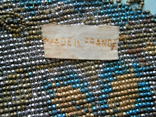 Steel Cut Beaded Evening Bag Made in France in the Early 1900's - Picture 4 of 7