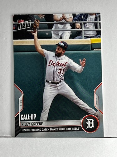 2022 Topps Now 957 Riley Greene