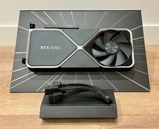 NVIDIA GeForce RTX 4090 Founders Edition FE GPU 24GB GDDR6X w/ Power Adaptor