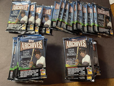 2001 Topps Archives Series 2 (34) Packs Sealed 50 Yrs. Topps Baseball 272 Cards
