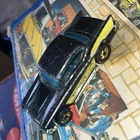 Vintage Hot Wheels ’57 Chevy Black 1976 Hong Kong Diecast Car Gold Accents