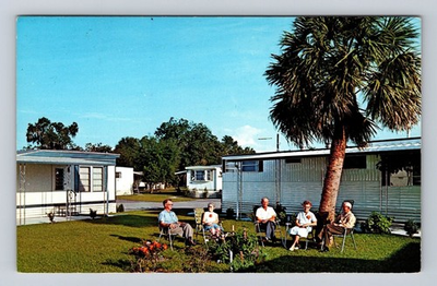 #ad #ad Kissimmee FL Florida Aldergate Retiral Center Mobile Park Vintage Postcard $0.99