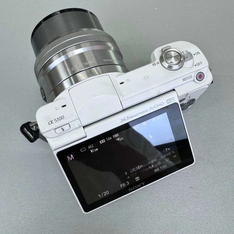 【美品】Sony α5100 ホワイト 1162ショット デジタルカメラ Sony A5100 White Digital Cameras for sale | eBay