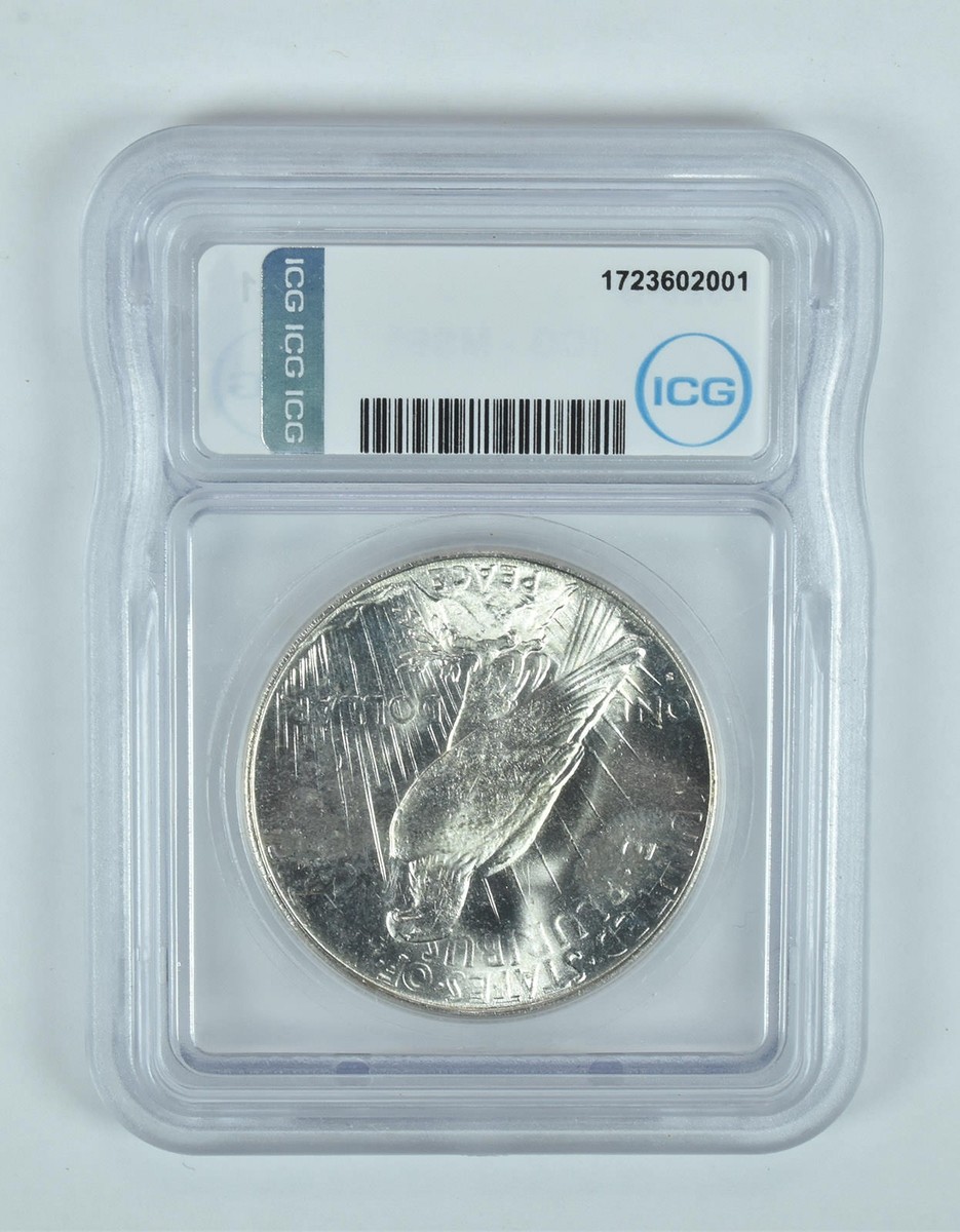 外国銀貨　豪1D銀貨 1926-S Peace Silver Dollar MS65 ICG | eBay