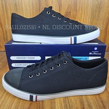 BEN SHERMAN Men s Dorset LO Lace Up Casual Sneakers Shoes Black/Black