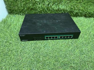 Trendnet TPE T80H 8 PORT POE SWITCH NETZWERKFREI UK P UND P #3i