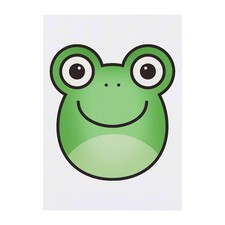 'Frog Head' Temporary Tattoos / Transfers TO00030479 