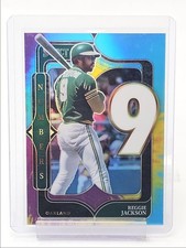 REGGIE JACKSON 2025 SELECT NUMBERS TIE-DYE PRIZM OAKLAND #19 /25 Q6230
