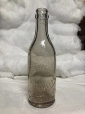 Mike Halenda Frackville, Pa. Schuylkill County Tooled Crown Top Soda/Beer Bottle