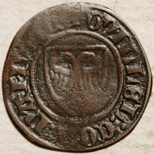 1391-1418 NAMUR DOUBLE MITE 2 MITES (RARE!) WEIGHT = Approximately 1.2 gram