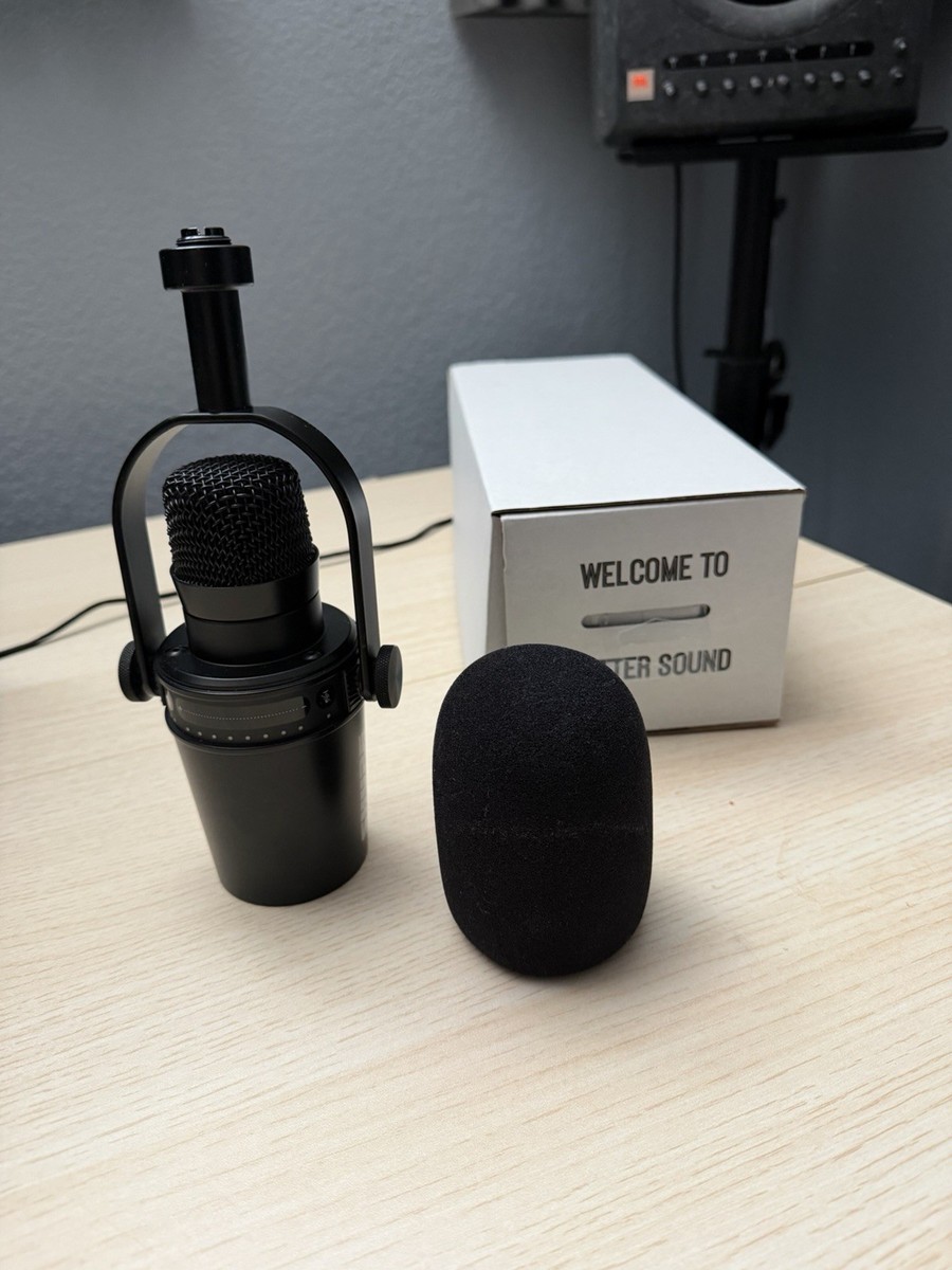 Shure MV7 Dynamic Microphone USB/XLR with Mute Switch Black | eBay