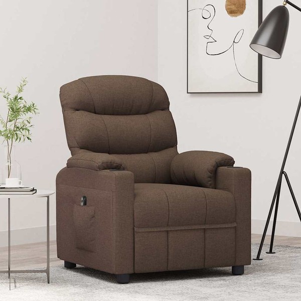 Relaxsessel Elektrisch Fernsehsessel Liegesessel Ruhesessel Sessel Stoff vidaXL-image