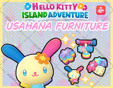 Hello Kitty Island Adventure Usahana Furniture Set (2026)