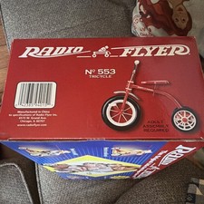 Radio Flyer No. 553 Tricycle 3-Wheel Ride-On, Ages 1 1/2  1-2 Years 