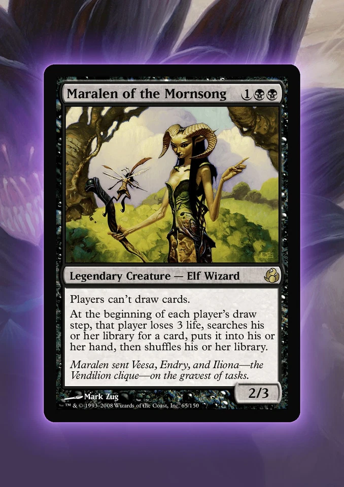 MAGIC carte Maralen of the Mornsong VO | Leveciel [EX/NM] MTG | COMME NEUF - Photo 1/2