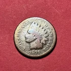 (1) Beautiful Antique KEY DATE 1877 Indian Head Cent/Penny G-GOOD RARE