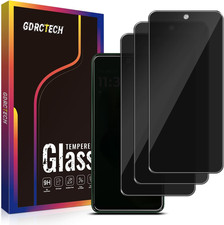  3-Pack Privacy Screen Protector for Motorola Moto G Power 5G 2025 Tempered Glas