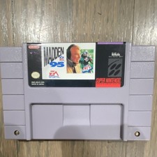 EA Sports Madden NFL 95 SNES Game Cartridge NTSC-U/C (US/Canada) - Tested