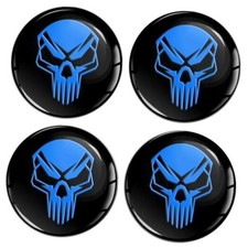 4x45 mm 3D Gel Silicone Stickers for Wheel Hubcap Covers