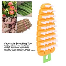 T- Carrot Shape Vegetable Brush Potato Scrubbing Brush Fruit Cleaner Kitchen